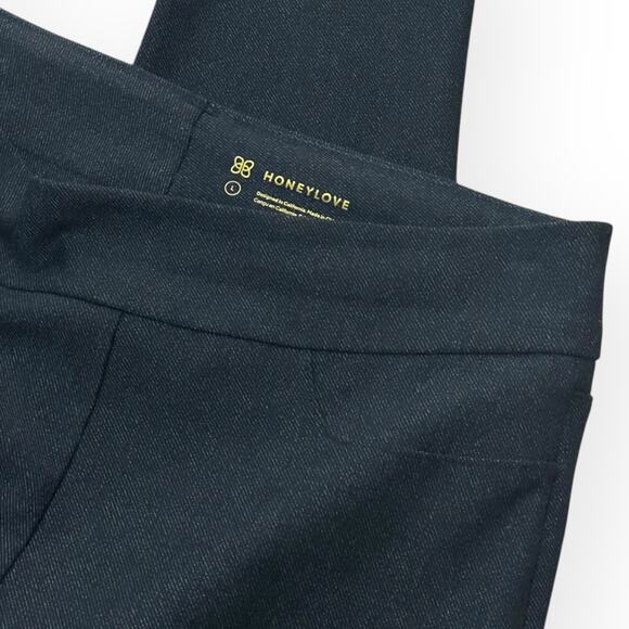 HONEYLOVE EverReady Pant Stormy Blue Twill Ponte Slimming Shaping Tummy Sculpt - Picture 12 of 16